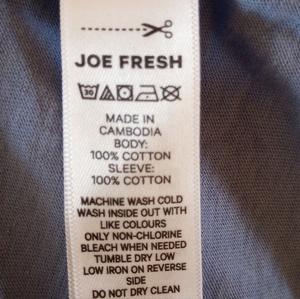 NWOT Ruffle Blue Top Medium - Picture 7 of 7